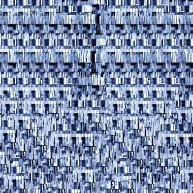 Suluboya efektli geometrik desen