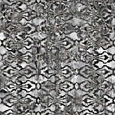 Suluboya efektli geometrik desen