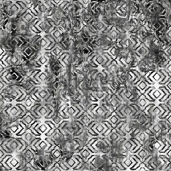 Geometryczny Wzór Tekstury Efektem Akwareli — Zdjęcie stockowe