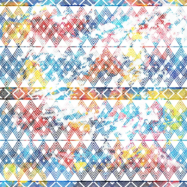 Geometric texture pattern with watercolor effect