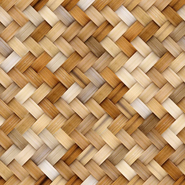 Wicker rattan seamless texture for CG — Stock Photo, Image