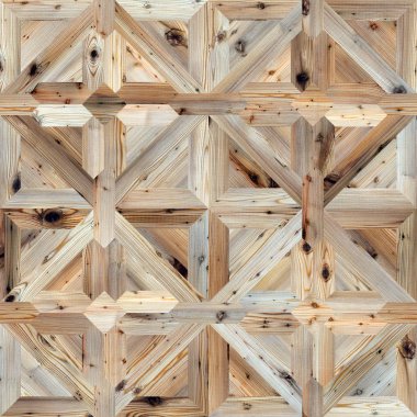 Klasik desen parke doğal ahşap sorunsuz doku