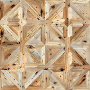 Klasik desen parke doğal ahşap sorunsuz doku