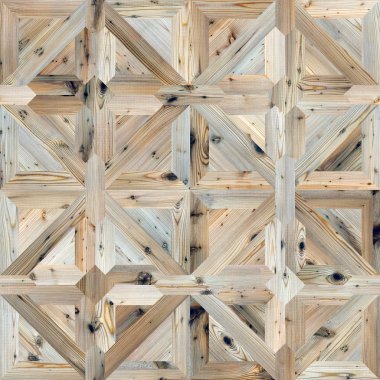 Klasik desen parke doğal ahşap sorunsuz doku