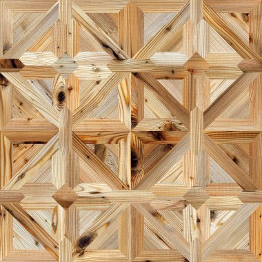 Klasik desen parke doğal ahşap sorunsuz doku