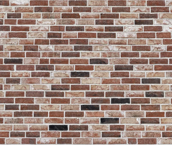 Parede de tijolo cores aleatórias — Fotografia de Stock