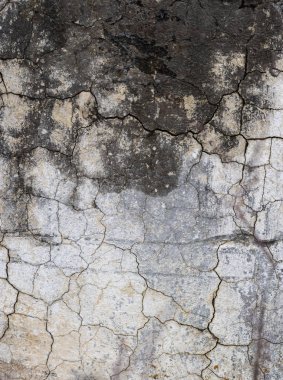 Çatlaklar doku ile eski beton