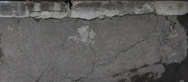 アスファルト古い道路トップテクスチャ — ストック写真