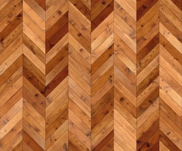 Chevron natural parquet seamless floor texture — Stock Photo, Image