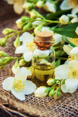 Yasemin esans. seçici odak. 