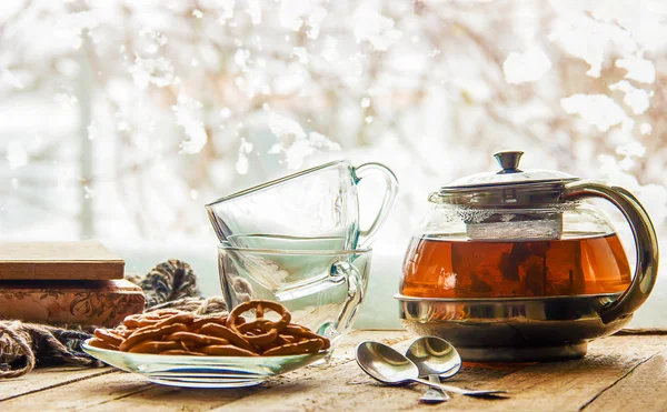 Eine Tasse Tee Komfort — Stockfoto