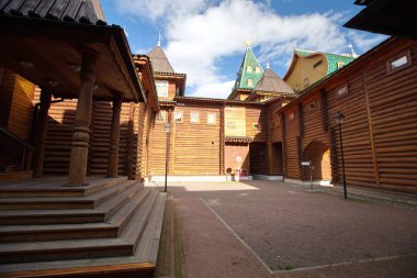 Rusya, Moskova, Andropov Avenue, 39. 16 Eylül 2017. Moskova Devlet Sanat tarihi, Mimarlık ve doğal peyzaj Müzesi-rezerv Birleşik. Moskova Kolomenskoye yakınındaki antik köy XIV yüzyılın başından beri bilinir. 