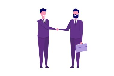  Meslektaşları, ofis çalışanları veya çalışma işadamları grubu. Vektör çizim