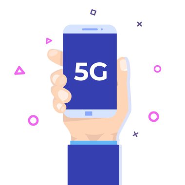 5g ağ kablosuz ile El Tutma telefon. Yüksek hızlı mobil 