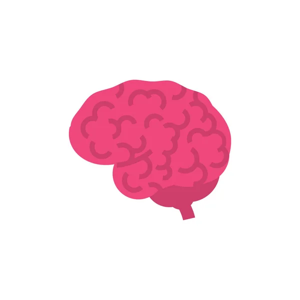 Brain Health Concept Human Brain Icon Vector Illustration — Stock Vector