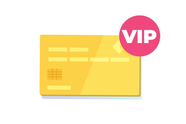 Konsep Ikon Program Vip Loyalty Card Ilustrasi Vektor Datar - Stok Vektor