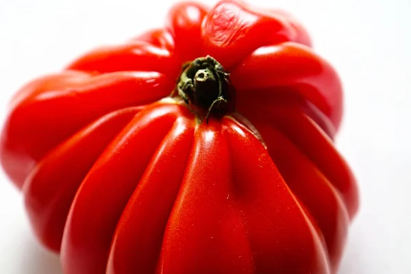 Coração Carne Tomate Close Foco Suave — Fotografia de Stock