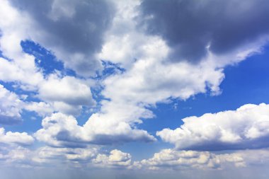 Dramatik uzak cloudscape ve skyscape
