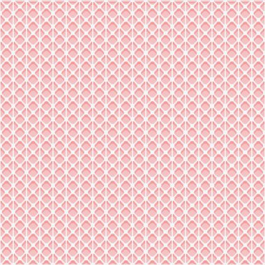 Basit sorunsuz Dantel örgü doku. Pembe arka plan üzerinde beyaz kılavuz. Vektör çizim