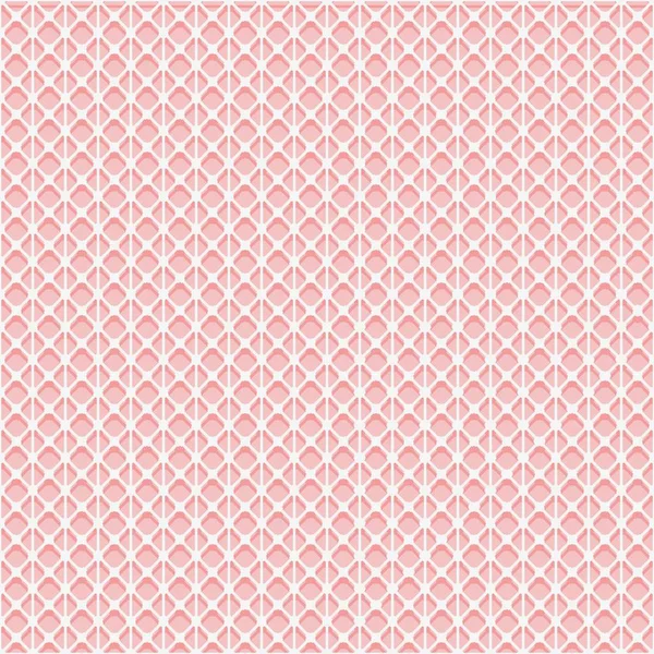 Simple Seamless Lace Mesh Texture White Grid Pink Background Vector — Stock Vector