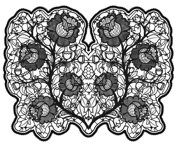 Opengewerkte Boeket Rozen Witte Achtergrond Kant Van Een Enkel Element — Stockvector