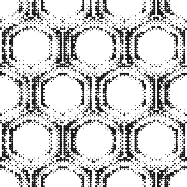 半色调点的无缝图案 矢量说明 — 图库矢量图片