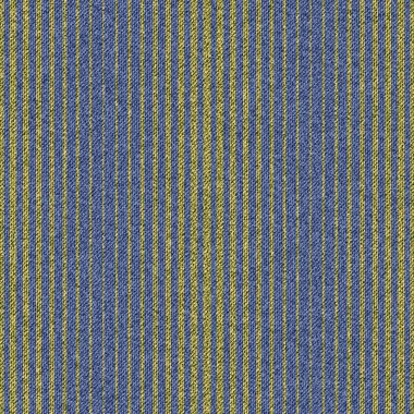 Pantolon arka planında dikey altın şeritler var. Denim pürüzsüz desen. Mavi desenli kumaş. Vektör illüstrasyonu.
