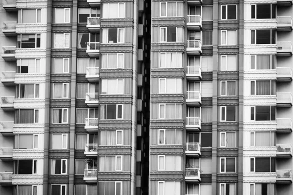 Pattern Architecture Geometric Details Balcony Building Modern Wall Polygonal Structure — Stock Photo, Image