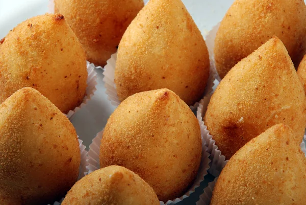 Snacks Brasileños Comida Coxinha — Foto de Stock