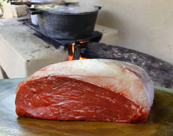 Brazilian Picanha Raw Meat — Stock Photo, Image