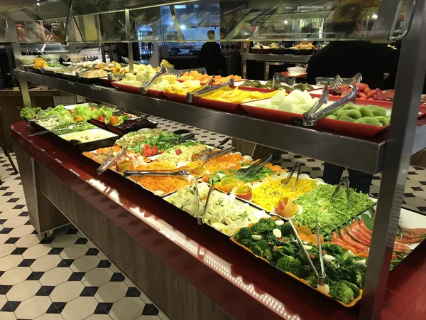 Salata Self Servis Restoran — Stok fotoğraf