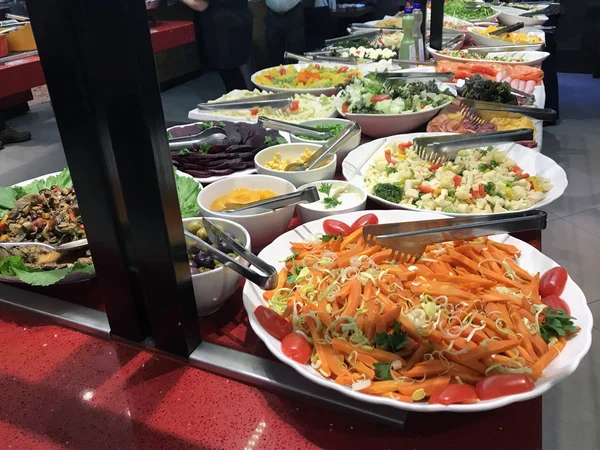 Salata Self Servis Restoran — Stok fotoğraf