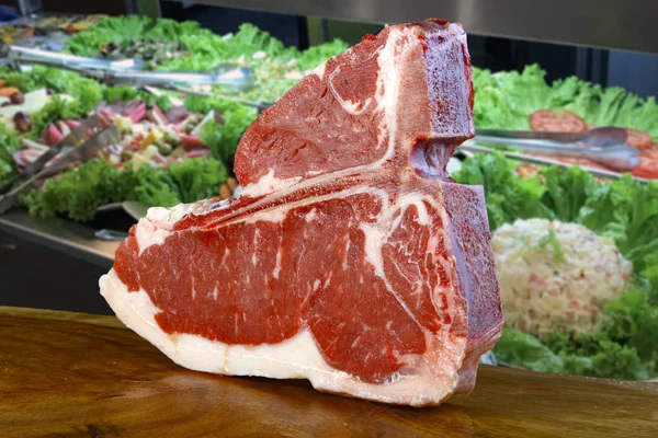 Bone Steak Raw — Stockfoto