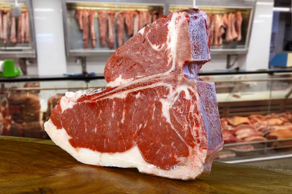 Bone Steak Raw — Stockfoto