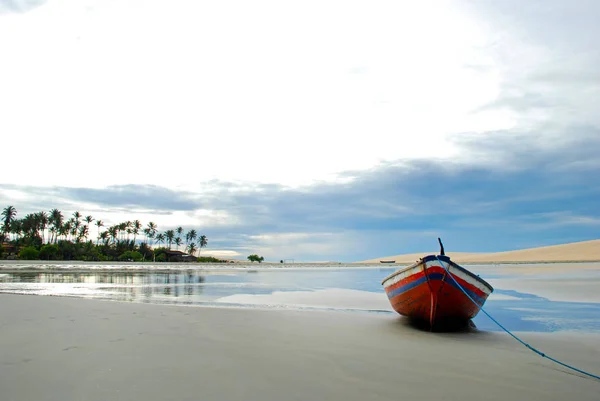 Jericoacoara Est Une Plage Située Dans Municipalité Jijoca Jericoacoara Dans — Photo