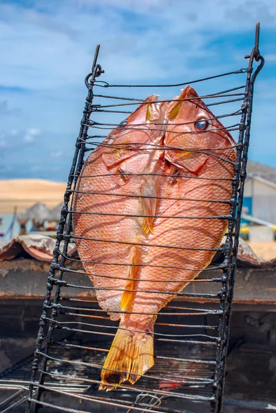 Pesce Arrosto Alla Griglia — Foto Stock