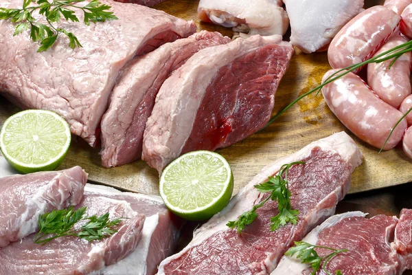 Picanha Brasileira Carne Crua — Fotografia de Stock