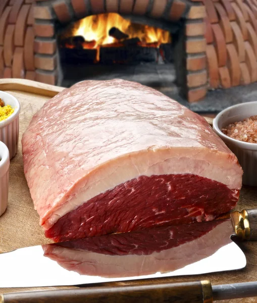 Brasilianische Picanha Rohes Fleisch — Stockfoto