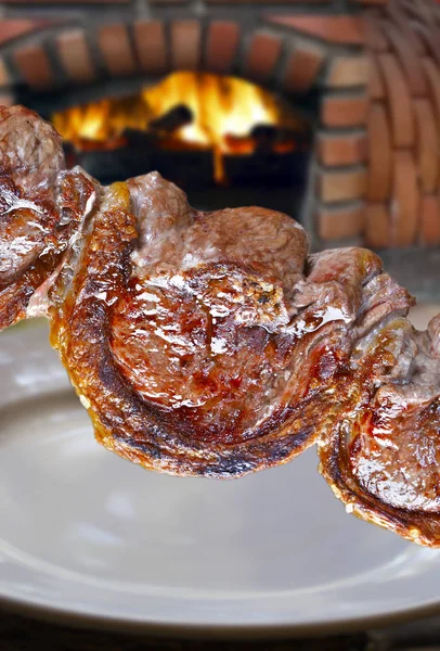 Picanha Corte Tradicional Carne Brasileira — Fotografia de Stock