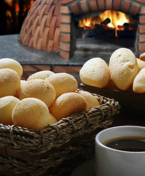 Desayuno Con Pan Queso —  Fotos de Stock