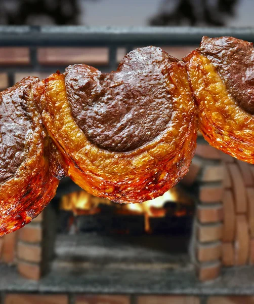 Picanha Corte Tradicional Carne Brasileira — Fotografia de Stock