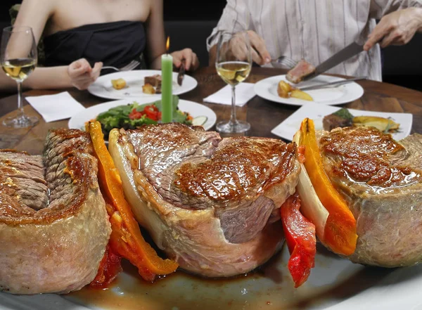 Picanha Tradizionale Taglio Manzo Brasiliano — Foto Stock