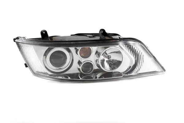 Car Headlight White Background — Stock Photo, Image