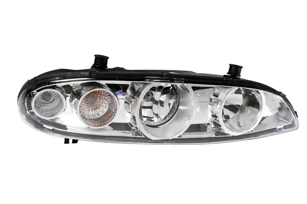 Car Headlight White Background — Stock Photo, Image