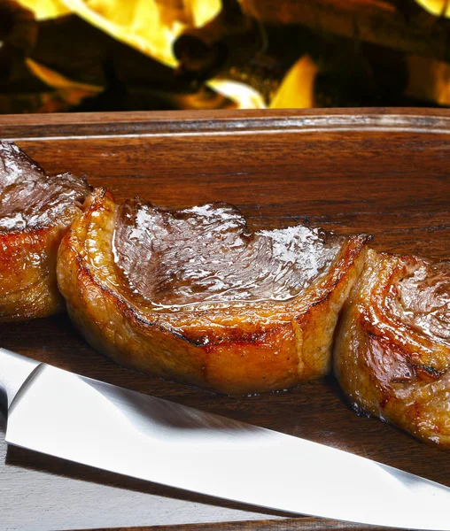 Picanha Tradicional Churrasco Brasileiro — Fotografia de Stock