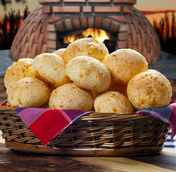 Pão Queijo Lanche Brasileiro — Fotografia de Stock