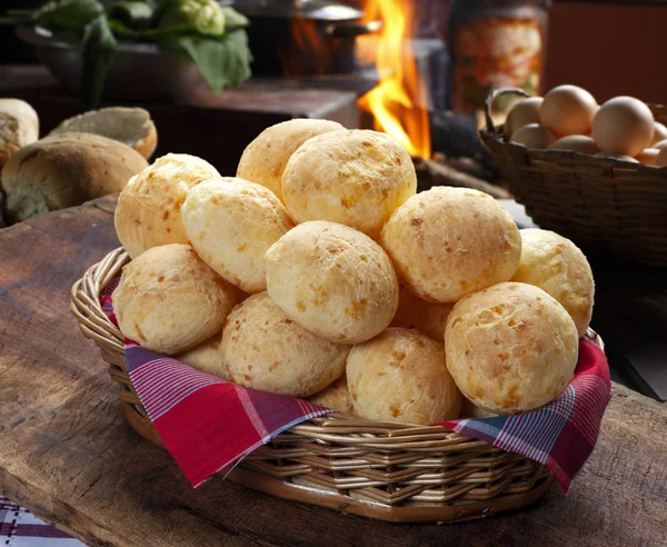 Pão Queijo Lanche Brasileiro — Fotografia de Stock