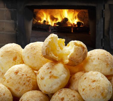 Brezilyalı Aperatif peynir ekmek, pao de queijo