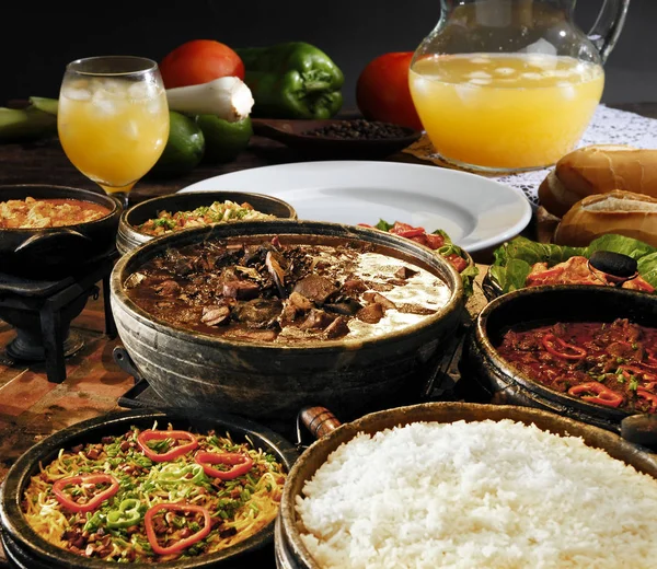 Cibo brasiliano Feijoada — Foto Stock