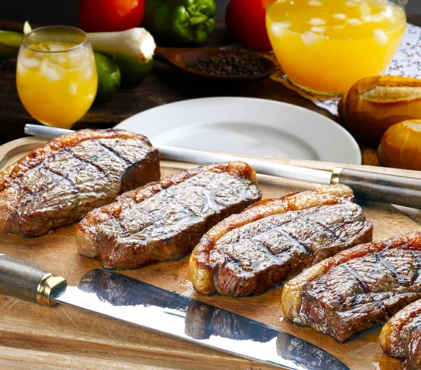 Picanha a la parrilla, corte brasileño tradicional ! —  Fotos de Stock